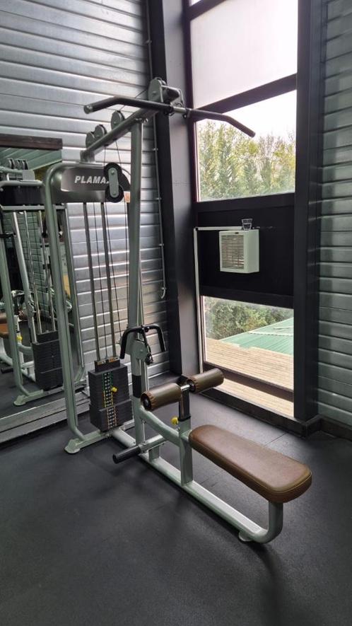 Lat Pulldown Seated Row fitness toestel, Sport en Fitness, Fitnessapparatuur, Gebruikt, Krachtstation, Armen, Rug, Metaal, Ophalen