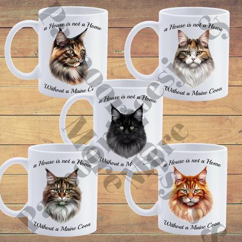 Maine Coon mokken, Dieren en Toebehoren, Katten-accessoires, Nieuw, Verzenden