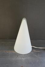 Vintage SCE France tafellamp glazen lamp 'TEEPEE', Ophalen of Verzenden, Zo goed als nieuw, Glas, Minder dan 50 cm