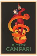Leonetto Cappiello Bitter Campari Kunst Poster Art Deco, Antiek en Kunst, Verzenden