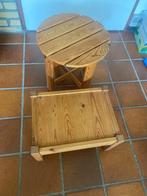 klein tafeltje grenen, Ophalen, Minder dan 45 cm, Minder dan 55 cm, Zo goed als nieuw