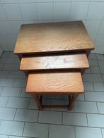 Eikenhouten Nesttafeltjes - Mini Set, Ophalen, Minder dan 45 cm, Minder dan 55 cm, Gebruikt