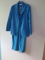 Gaaf *_* BERSHKA set Blazer mt.M met pantalon mt.S, Blauw, Zo goed als nieuw, Maat 36 (S), Bershka