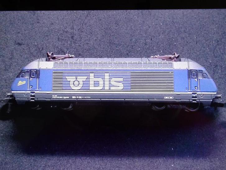 Marklin Z 88465 BLS Jubileumlok met 5-polige motor, Hobby en Vrije tijd, Modeltreinen | Overige schalen, Zo goed als nieuw, Locomotief