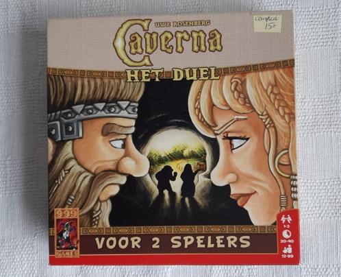 Caverna Het duel, Hobby en Vrije tijd, Gezelschapsspellen | Bordspellen, Zo goed als nieuw, Een of twee spelers, Ophalen of Verzenden