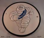 Michelin bibendum logo gietijzeren wandbord, Verzamelen, Ophalen of Verzenden, Nieuw, Reclamebord