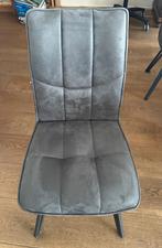 4 eetkamerstoelen, Huis en Inrichting, Stoelen, Ophalen, Zo goed als nieuw, Metaal, Vier