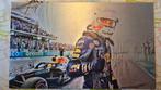 Max Verstappen Kunstwerk van David Vijsma, Ophalen of Verzenden, Zo goed als nieuw, Formule 1