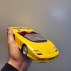 Ferrari Mythos geel 1/18, Eu, Eu, Ophalen of Verzenden, Zo goed als nieuw