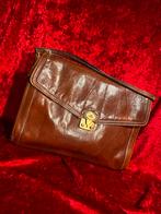 The Bridge Vintage Laptoptas Bruin Leer - Nieuwstaat, Computers en Software, Laptoptassen, Ophalen of Verzenden, Nieuw, Aktetas