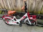 Bijna nieuw meisjefiets 16 inch, 27 cm frame, compleet, Ophalen of Verzenden, Zo goed als nieuw, 16 inch, Handrem