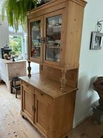 Oude Grenen Buffetkast B 106,5 x H 203, Antiek en Kunst, Ophalen of Verzenden