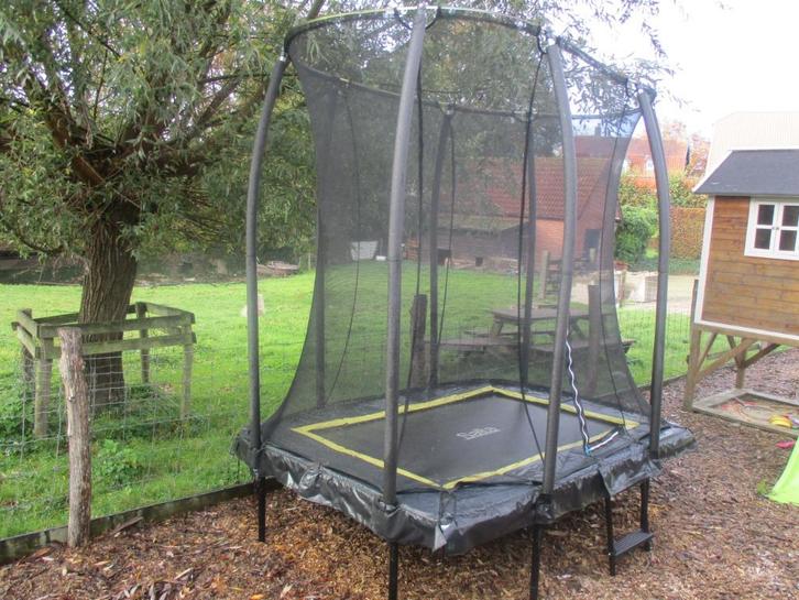 Trampoline, Kinderen en Baby's, Speelgoed | Buiten | Trampolines, Zo goed als nieuw, Ophalen