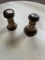 Zilveren peper- en zoutstel met keurmerk, Antiek en Kunst, Antiek | Goud en Zilver, Ophalen of Verzenden