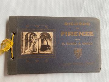 Ricordo di Firenze R. museo S Marco, prentkaartenboekje beschikbaar voor biedingen
