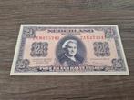 Prachtig+ biljet 2,5 gulden 1945, muntbiljet Wilhelmina, Ophalen of Verzenden, 1 gulden