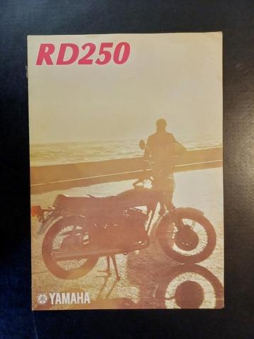 Brochure Folder YAMAHA RD250 1974 origineel beschikbaar voor biedingen