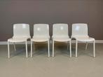 4 stapelbare Casprini “Tiffany” stoelen in & out-door ZGAN, Ophalen, Kunststof, Gebruikt, Wit