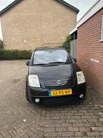 Citroën C2 1.4 I 2004 Zwart, Auto's, Citroën, Voorwielaandrijving, 450 kg, 1360 cc, 4 cilinders