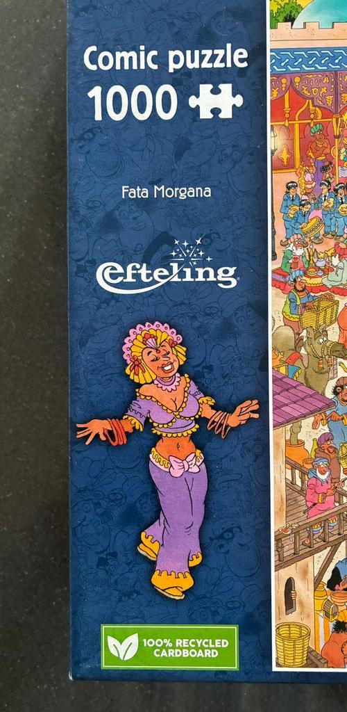 Jan van Haasteren - De Efteling - Fatamorgana - 1000 stukjes, Hobby en Vrije tijd, Denksport en Puzzels, Zo goed als nieuw, 500 t/m 1500 stukjes