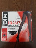 Dim diams semi opaque panty 25d zwart maat 4, Verzenden, Nieuw, Zwart, Panty