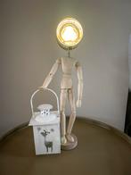 Unieke lamp - Houten mannequin, Ophalen of Verzenden, Nieuw, Hout, Minder dan 100 cm