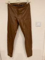 Kunstleer PU dames broek, Maat 38/40 (M), Bruin, Ophalen of Verzenden, Zo goed als nieuw