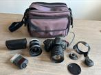 Complete Minolta Dynax 500 si spiegelreflexcamera + zoomlens, Ophalen, Zo goed als nieuw, Spiegelreflex, Minolta