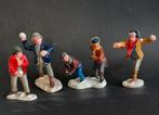 Lemax kerst figuren f65 sneeuwballen gevecht kerstdorp, Verzenden, Zo goed als nieuw