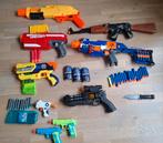 nerf pistolen en geweren., Ophalen of Verzenden, Gebruikt