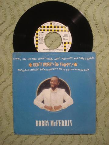 Bobby McFerrin 7" Vinyl Single: ‘Don’t worry be happy’ (NL) beschikbaar voor biedingen