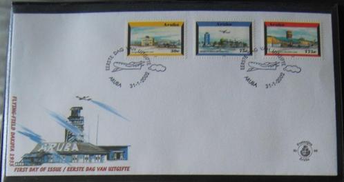 Aruba 1e dag enveloppen E98-E105-E114., Postzegels en Munten, Postzegels | Eerstedagenveloppen, Onbeschreven, Rest van de wereld