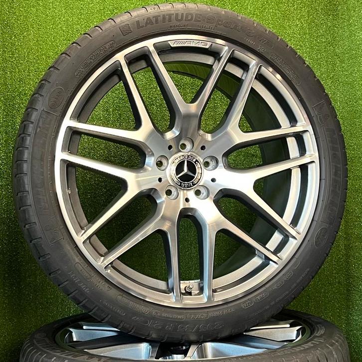 Originele 21 inch Mercedes AMG velgen met banden GLE W166, Auto-onderdelen, Banden en Velgen, Banden en Velgen, Zomerbanden, 21 inch