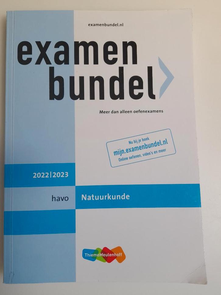 Examenbundel Natuurkunde HAVO 2022-2023, Boeken, Schoolboeken, Zo goed als nieuw, Natuurkunde, HAVO, Ophalen of Verzenden