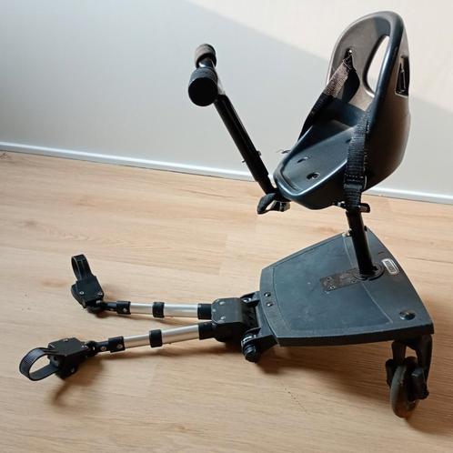 Universeel meerijplankje met stoeltje en rugleuning, Kinderen en Baby's, Kinderwagens en Combinaties, Zo goed als nieuw, Overige merken
