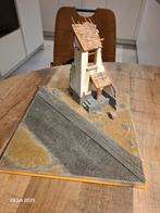 Modelbouw diorama ruïne huis met straat 1:35, Ophalen, Zo goed als nieuw, 1:32 tot 1:50