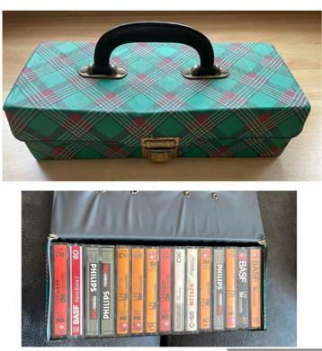 Bewaarkoffer voor cassettebandjes beschikbaar voor biedingen