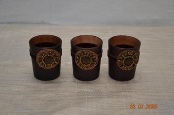 Set van 3 Theelichthouders met Decoratie beschikbaar voor biedingen