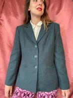 Vintage blazer / jasje - oversized - groen, Kleding | Dames, Jasjes, Kostuums en Pakken, Maat 38/40 (M), Ophalen of Verzenden