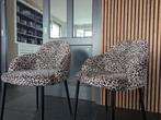 Woood Noortje stoelen in toffe panter print ,als nieuw!, Huis en Inrichting, Ophalen, Twee, Overige kleuren, Hotel chique landelijk
