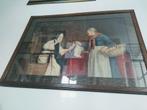 Prachtig zwaar en groot kunstobject achter glas van C. Peras, Antiek en Kunst, Ophalen