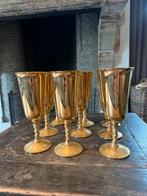 Gold plated vintage wijnglazen, Verzenden