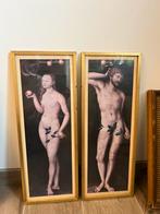 Adam en Eva Prenten Ingelijst, Antiek en Kunst, Ophalen