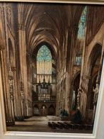 W.Maas Schilderij - Dom van Keulen, Antiek en Kunst, Kunst | Schilderijen | Klassiek, Ophalen of Verzenden