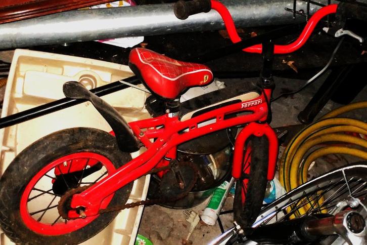 Vintage Ferrari Kinderfiets, Fietsen en Brommers, Fietsen | Kinderfietsjes, Gebruikt, Minder dan 16 inch, Ophalen