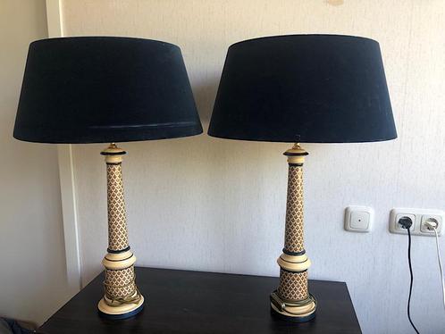 Brocante Franse tafel lampen, Huis en Inrichting, Lampen | Tafellampen, Zo goed als nieuw, Ophalen of Verzenden