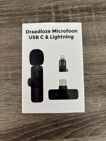Draadloze Microfoon USB-C & Lightning - Nieuw beschikbaar voor biedingen