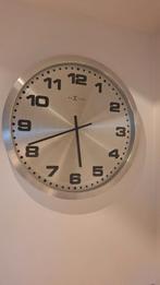 Nextime wand klok 70cm rvs, Ophalen of Verzenden, Zo goed als nieuw, Wandklok