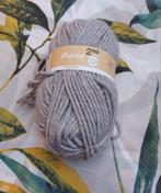 1 grijze bol wol, Hobby en Vrije tijd, Breien en Haken, Ophalen of Verzenden, Nieuw, Breien of Haken, Wol of Garen