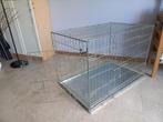Hondenbench van draadstaal. 90 x 56 x 62 cm l x bx h, Dieren en Toebehoren, Hondenbenches, Ophalen, Zo goed als nieuw